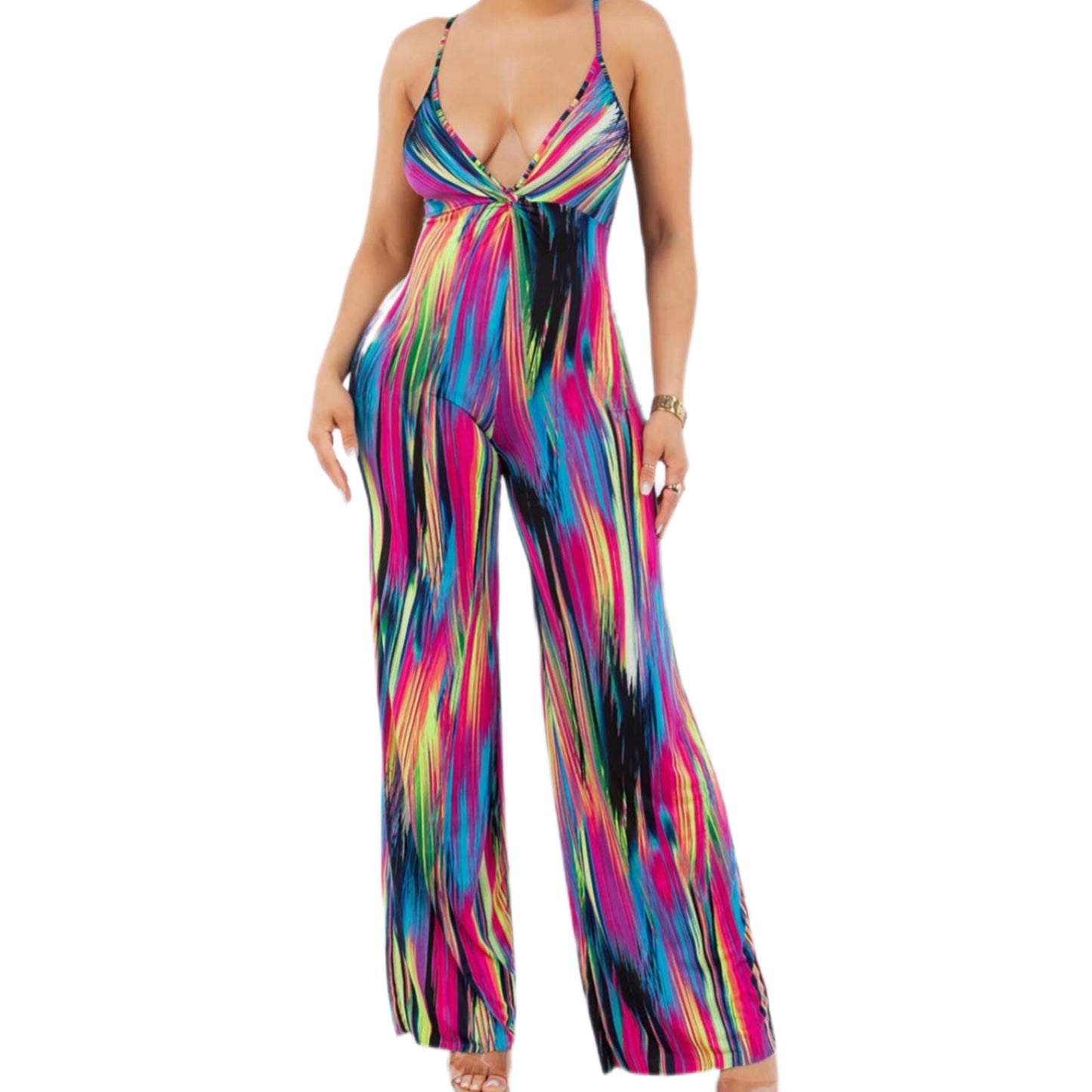 Vibrant Strokes Jumpsuit