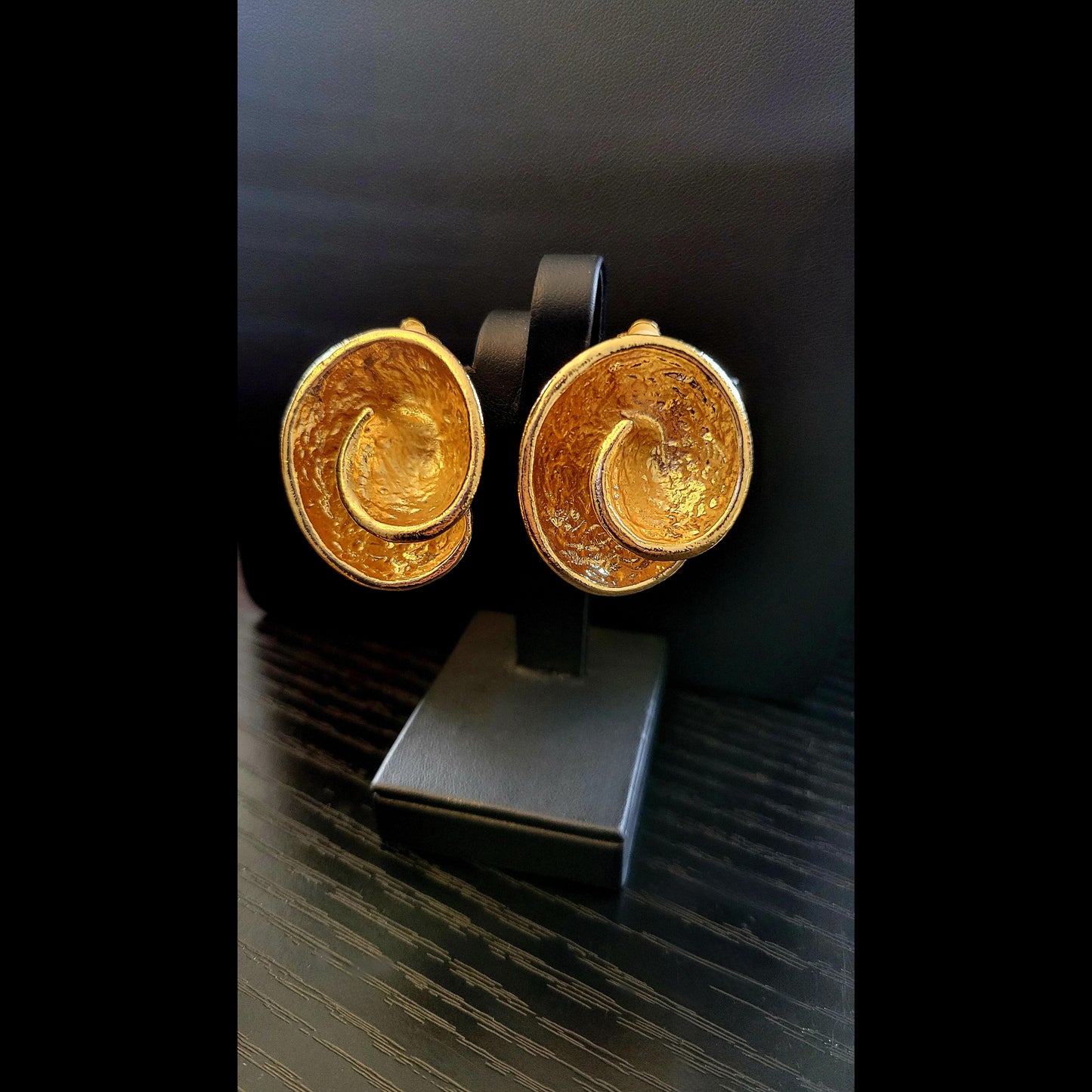 Vintage Swirl Earrings *Clip-On*