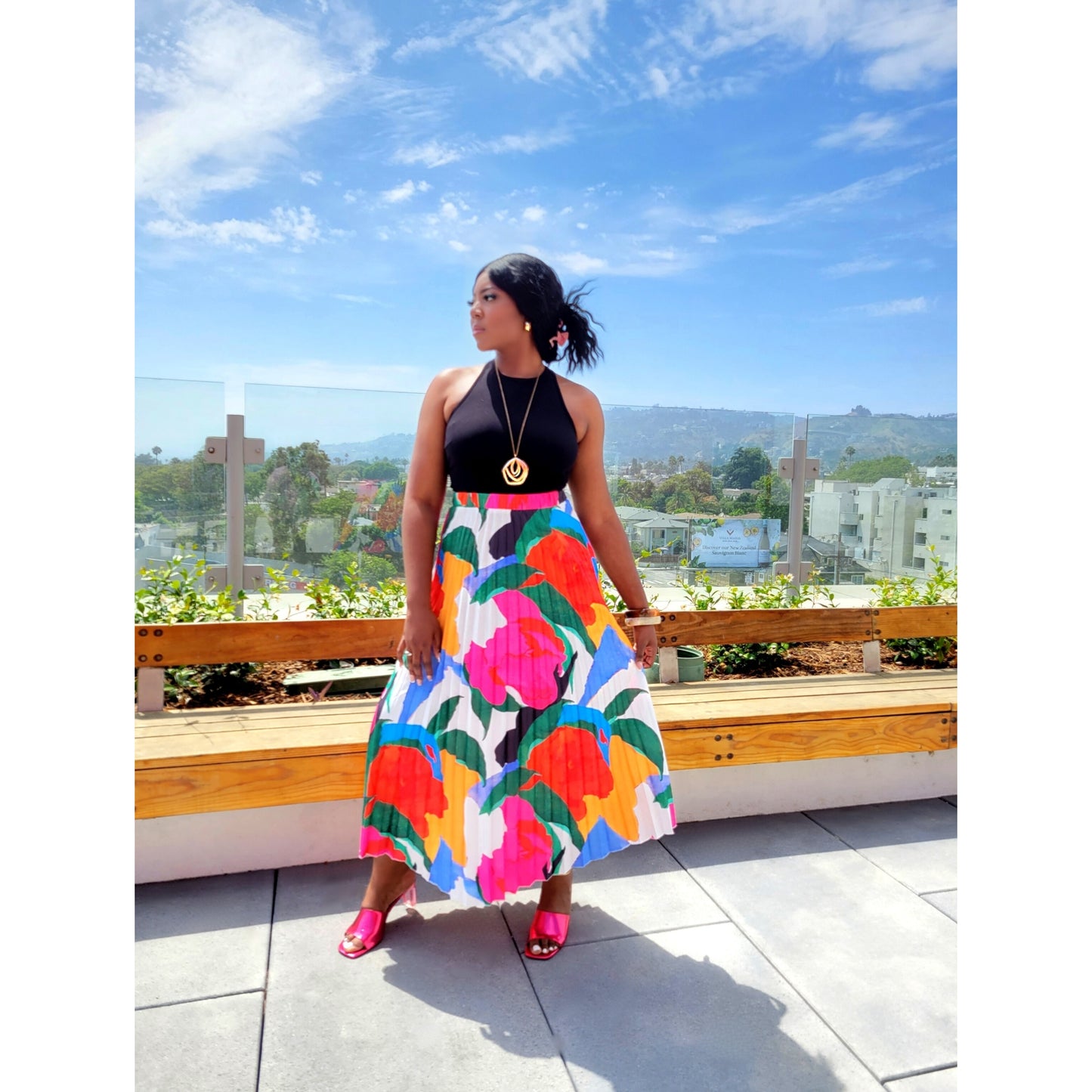 Ibiza Pleated Skirt