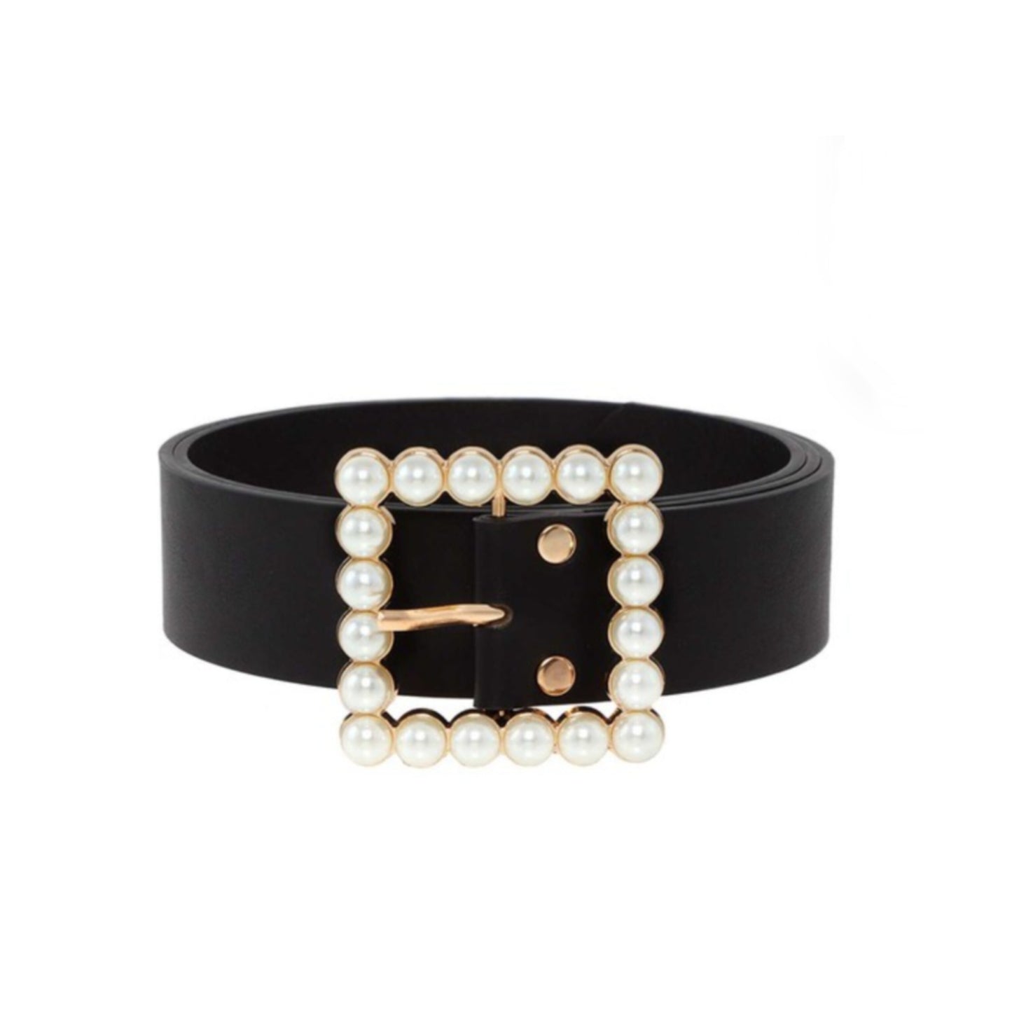 Pearl Elegance Belt - Black