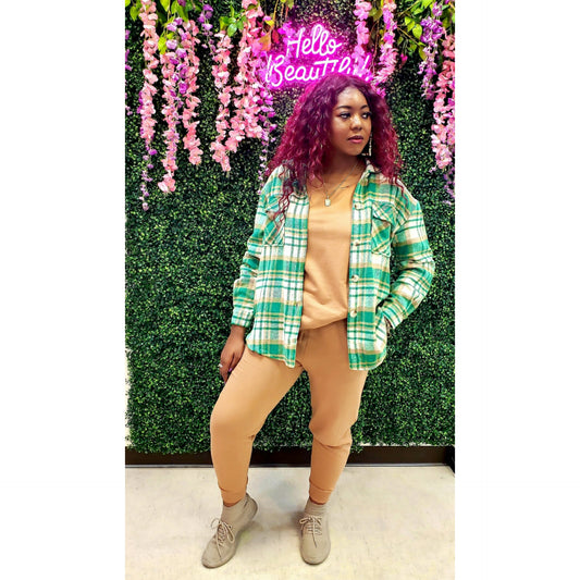 Money Moves Plaid Jacket