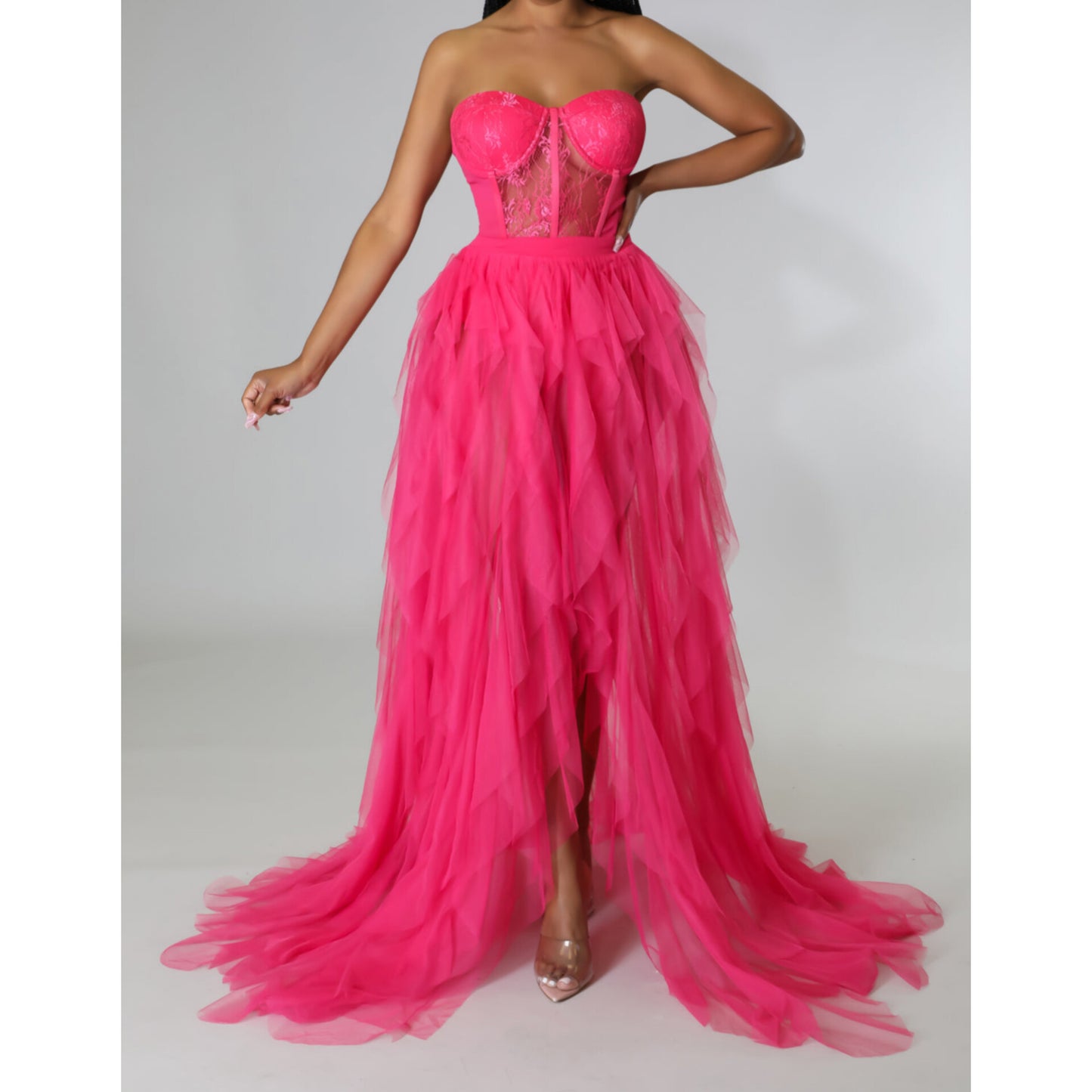 Head Turner Tulle Dress