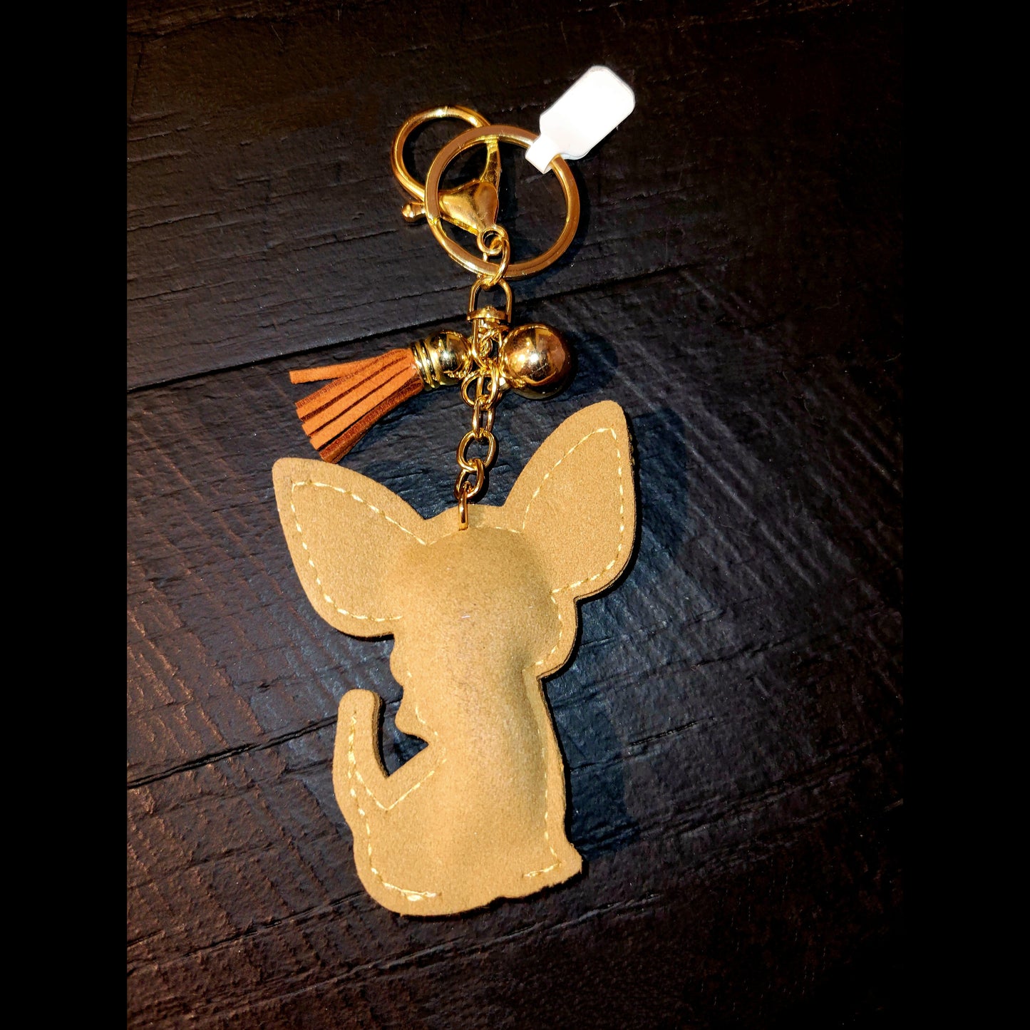 Chihuahua Bedazzled Keychain