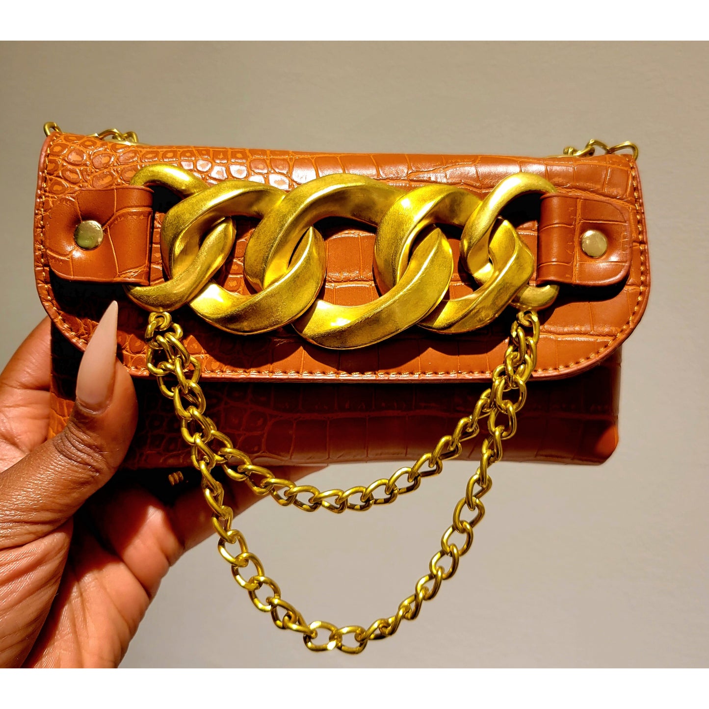 Chunky Chain Belt Bag