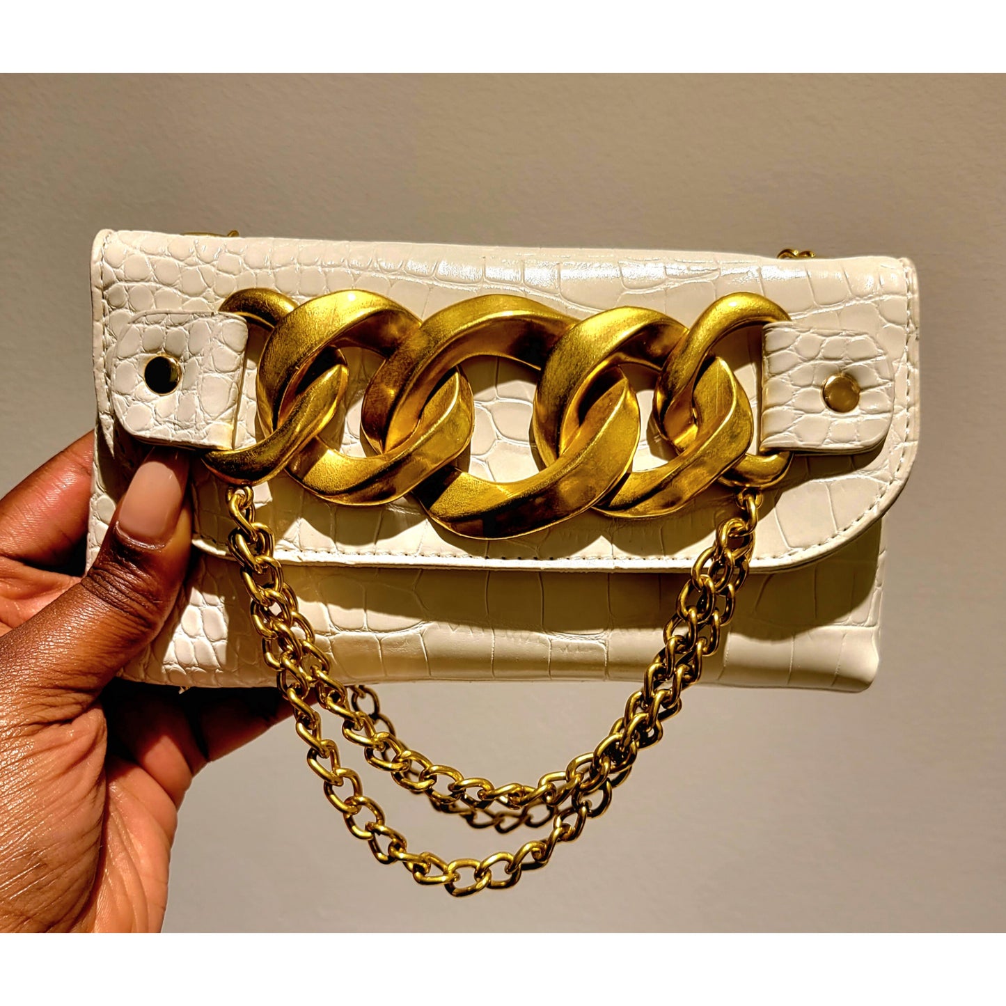Chunky Chain Belt Bag