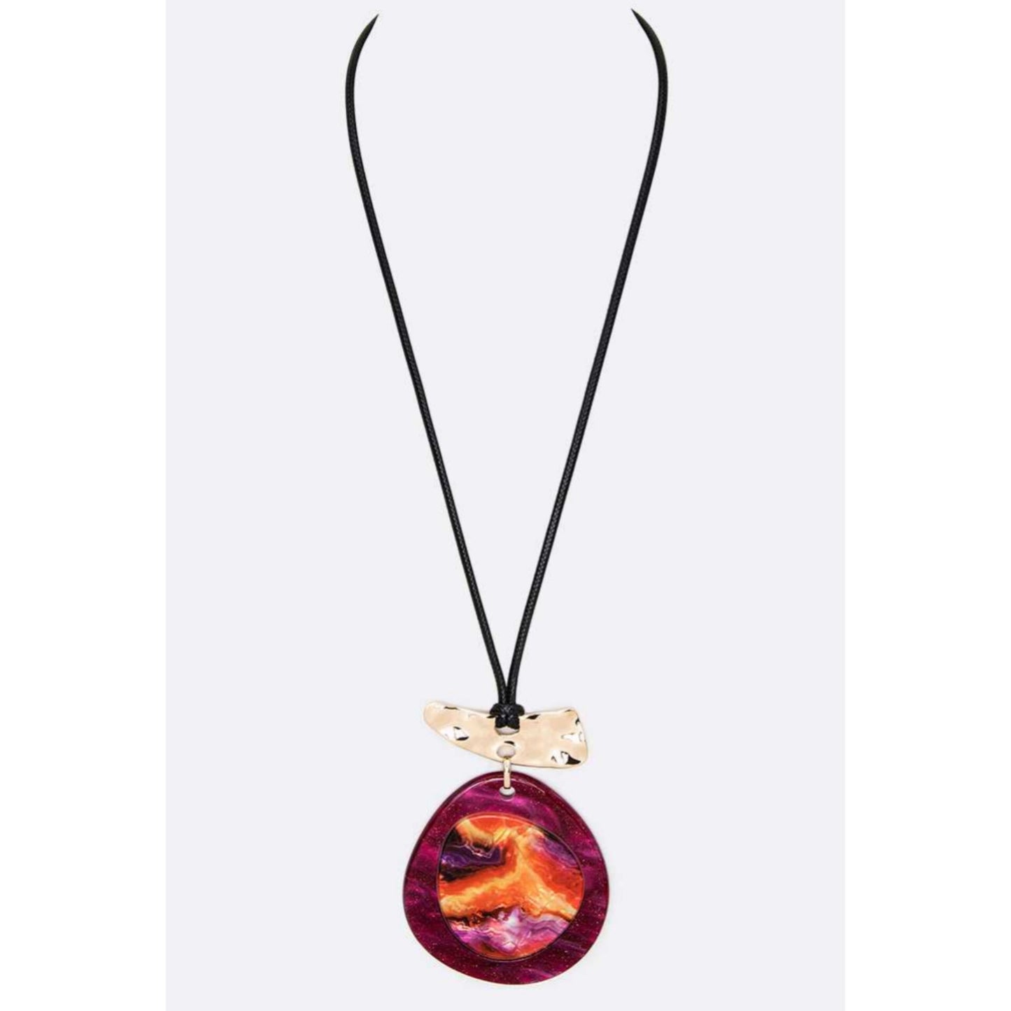Marbled Rope Necklace
