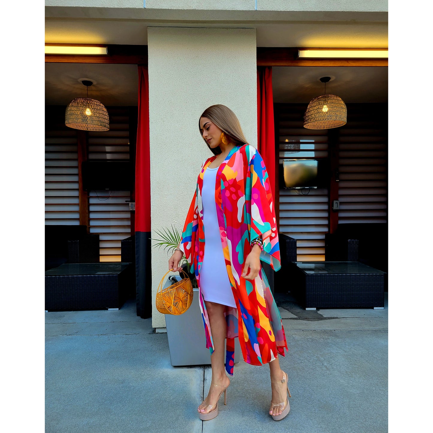 Santorini Kimono