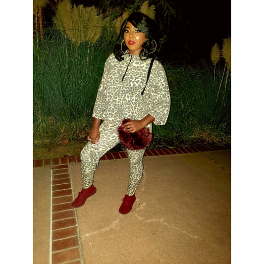 Print on Me Pants Set (Includes Mask)