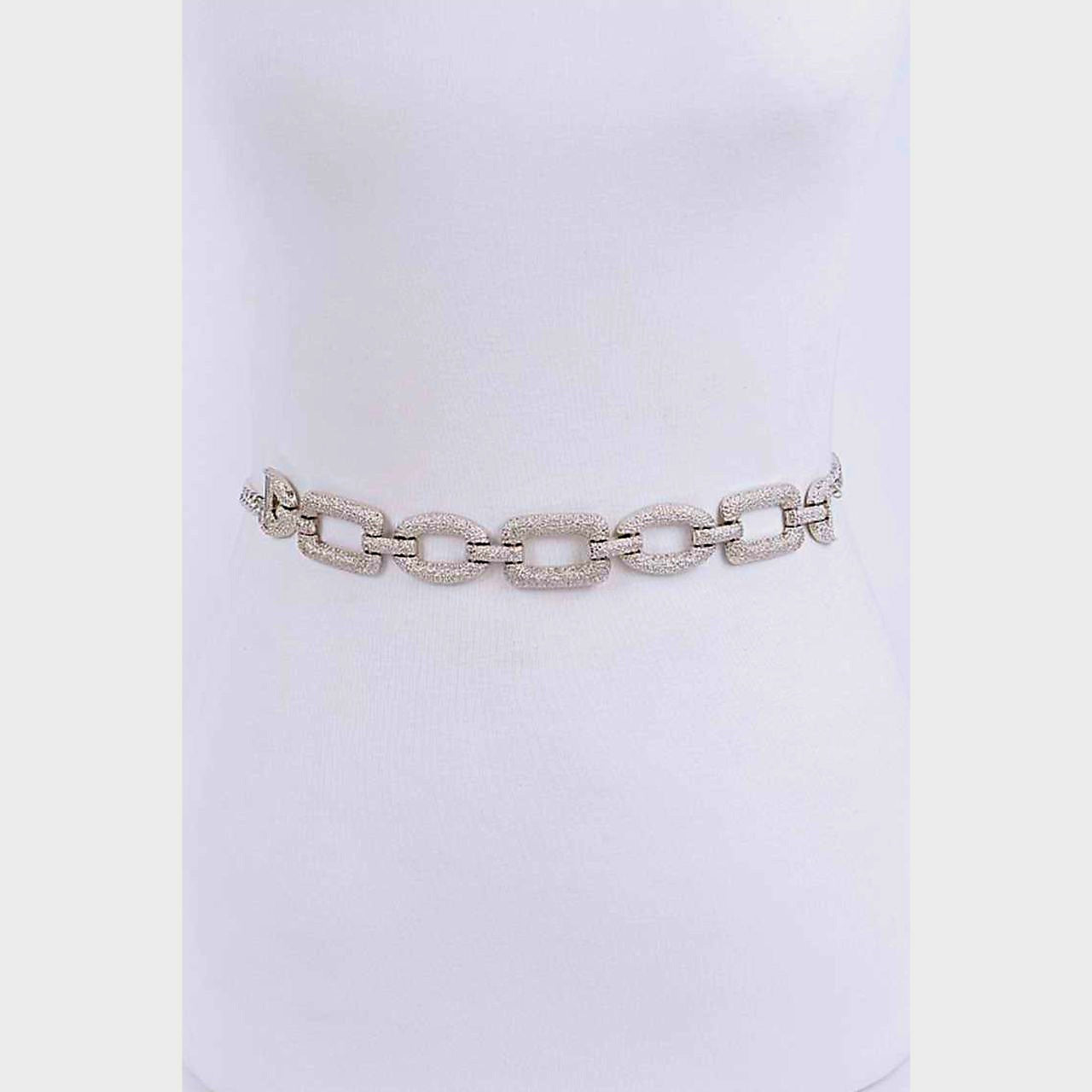 Textured Chain Belt