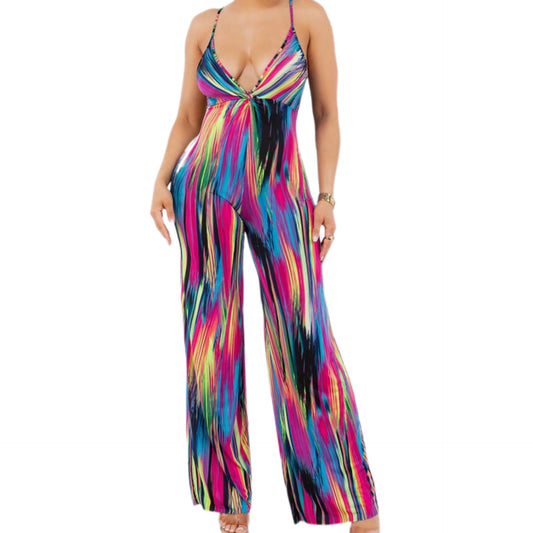 Vibrant Strokes Jumpsuit