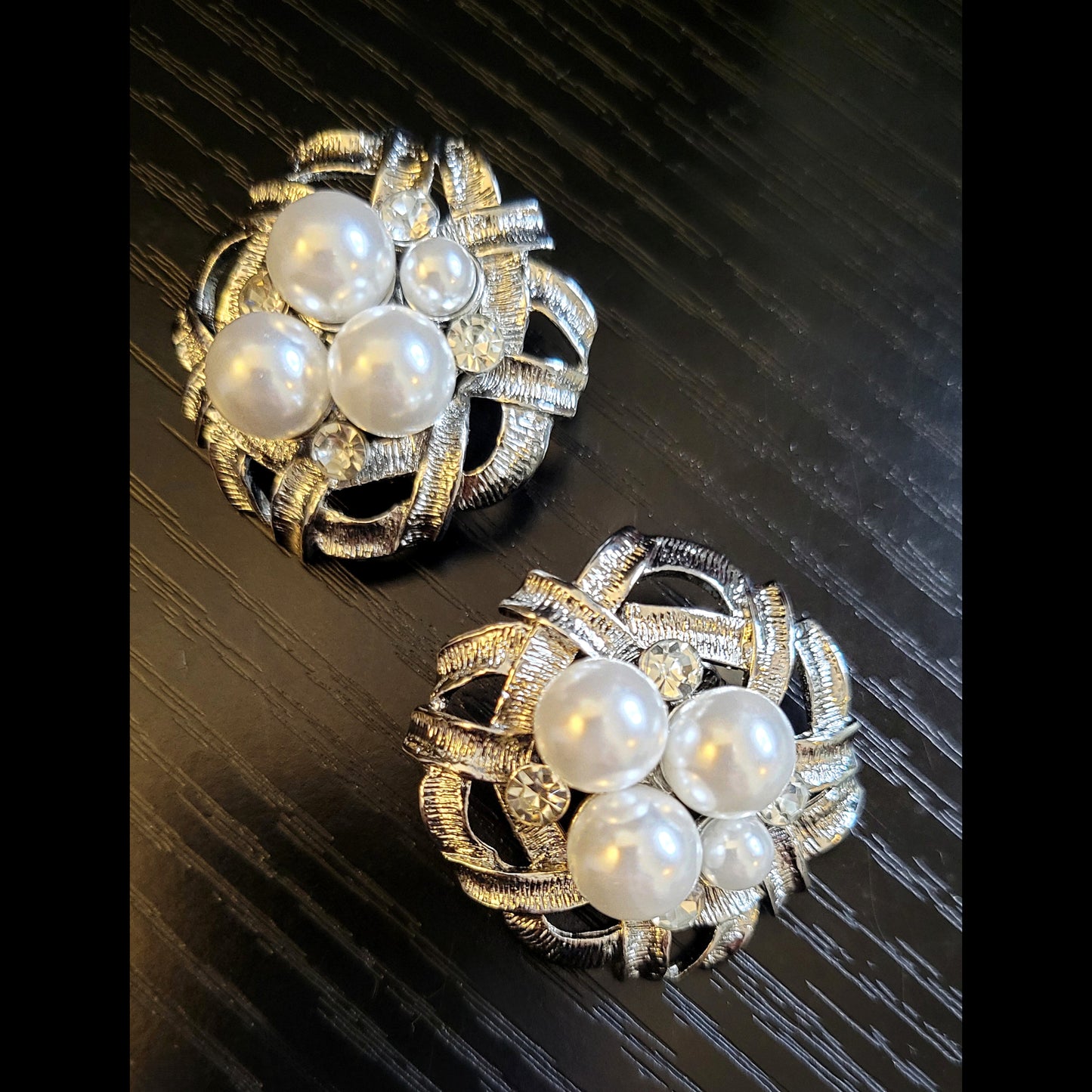 Elegant Cluster Earrings *Clip-On*