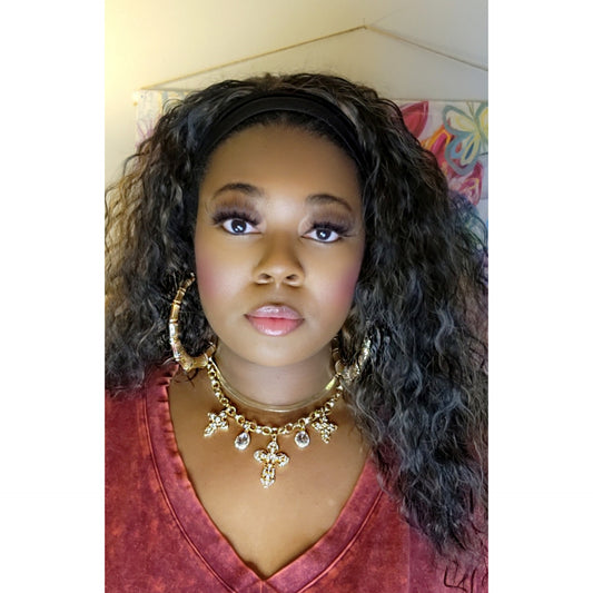Radiant Rome Cross Necklace