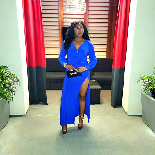 Class with Pizazz Maxi Dress