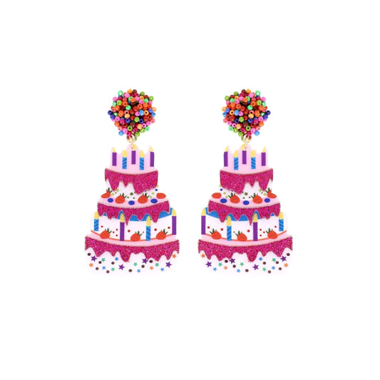 Birthday Cake Earring