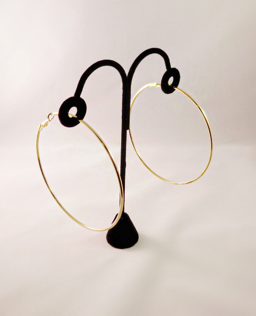 Classic Gold Hoop Earrings (LARGE)
