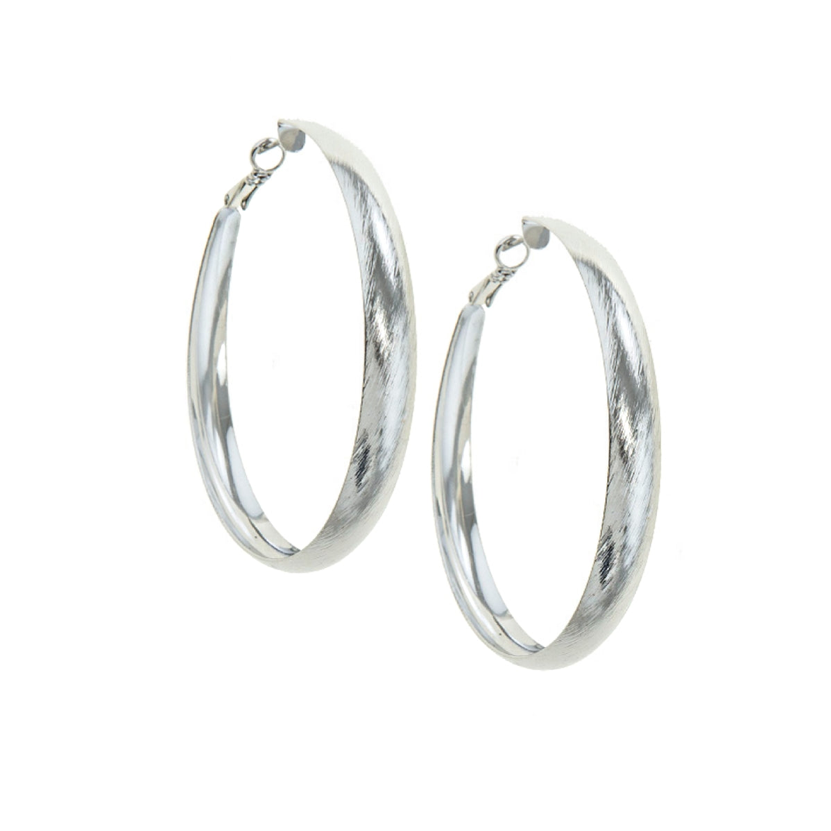 90's Style Hoops (Silver)