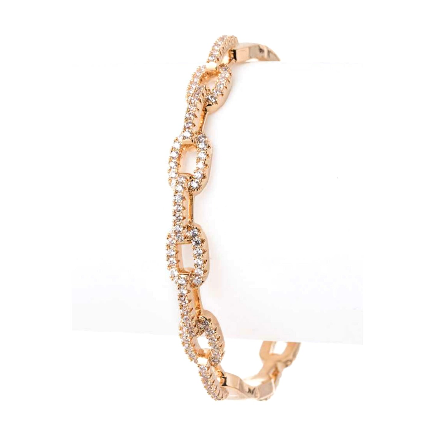 Chained Gold-Plated Bangle
