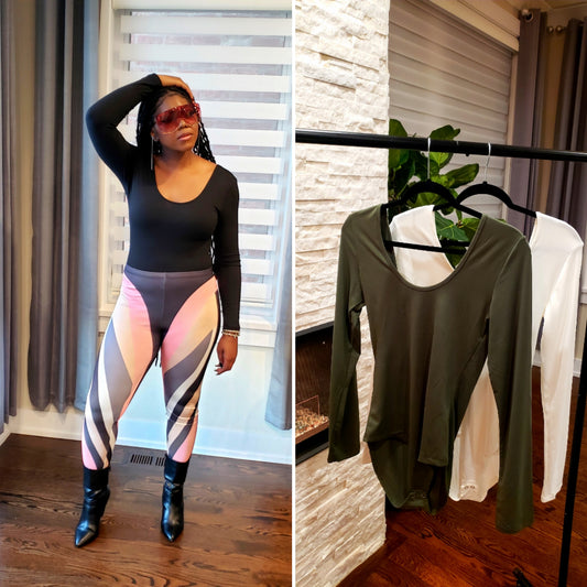 Casual Chic Scoop Neck Bodysuit
