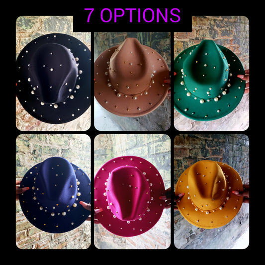 Flawless Beaded Fedora
