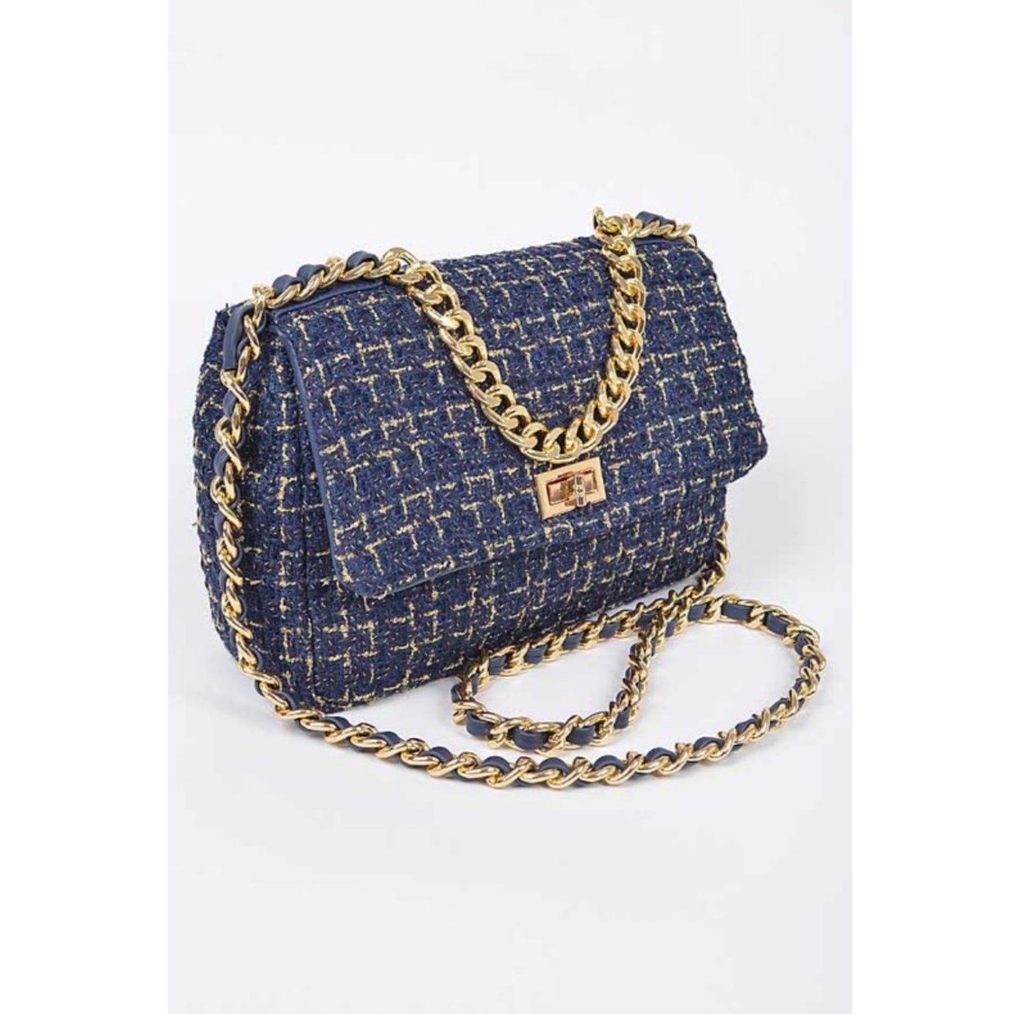 Sophisticated Tweed Handbag