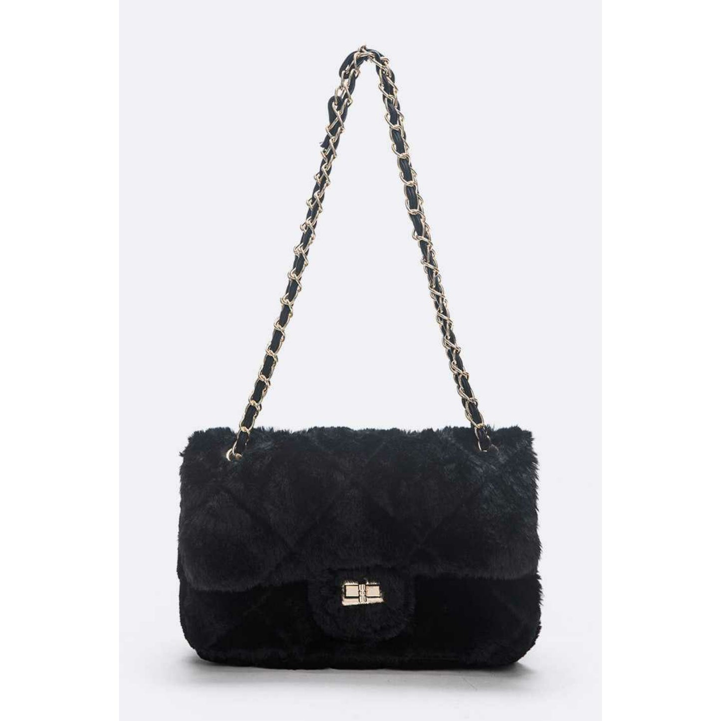 Vail Faux Fur Handbag