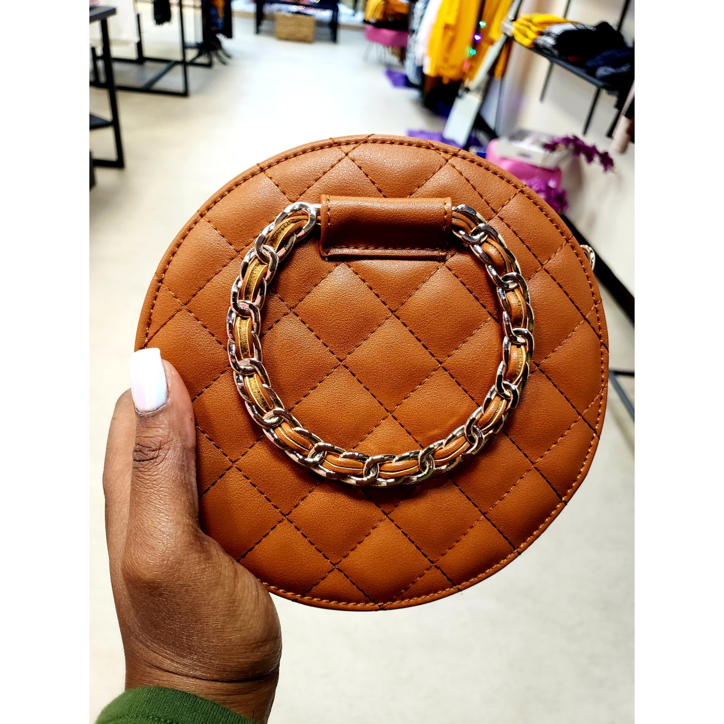 Sittin' Pretty Quilted Handbag