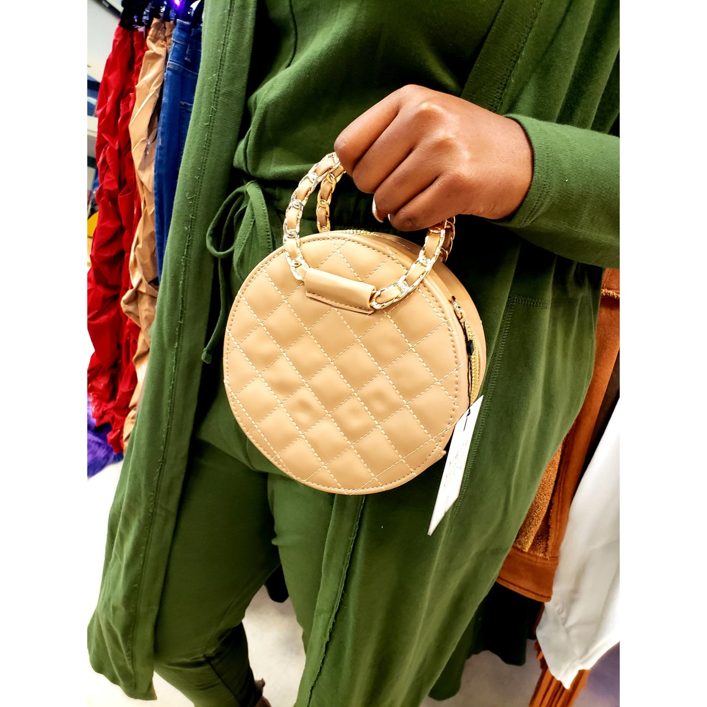 Sittin' Pretty Quilted Handbag