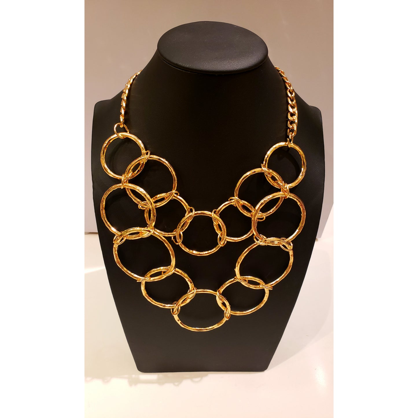 Running in Circles Statement Necklace