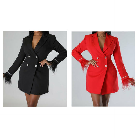 Dazzling Blazer Dress (Small - XL)