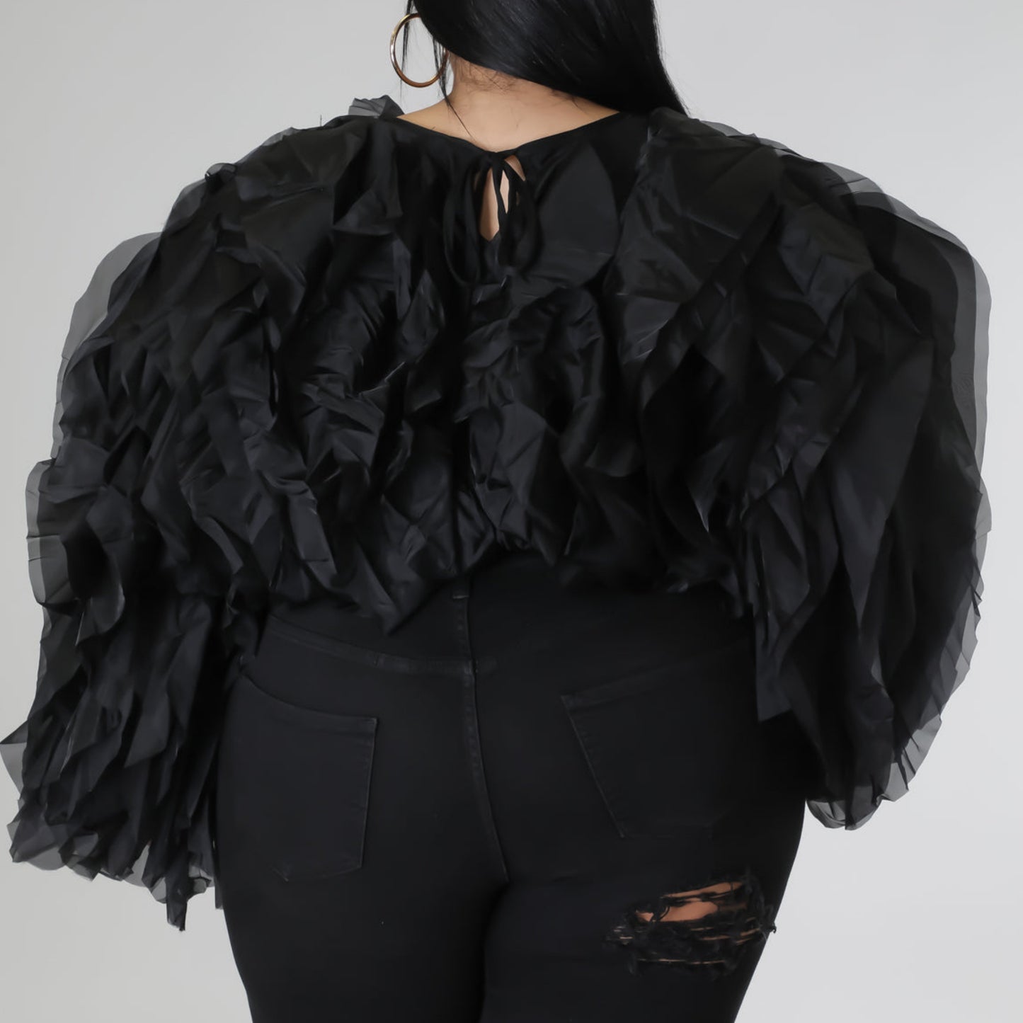 Ruffled Up Top (Small - 3X)