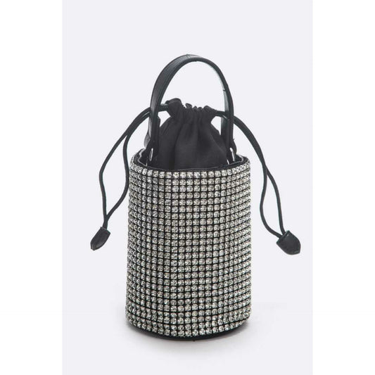 Rhinestone Bucket Bag