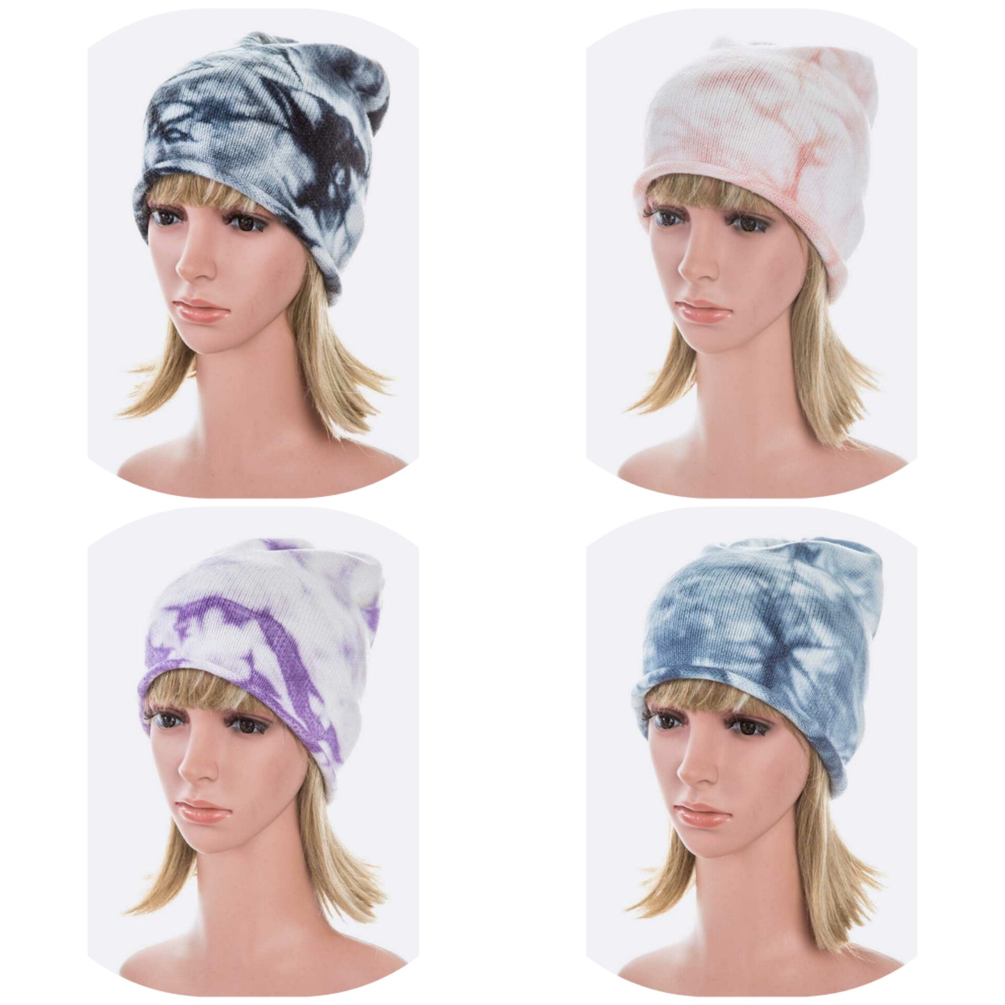 Tie Dye Knit Beanie