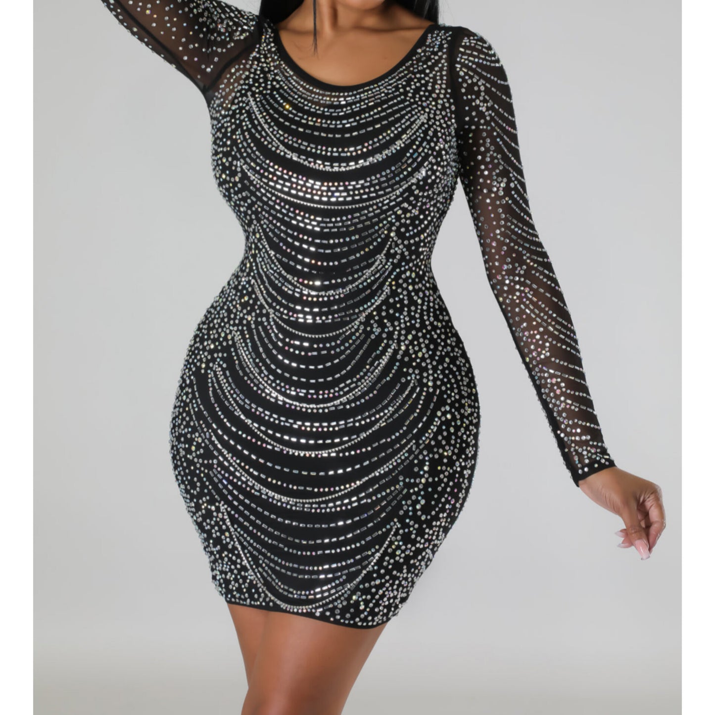 Statement Luxe Beaded Dress