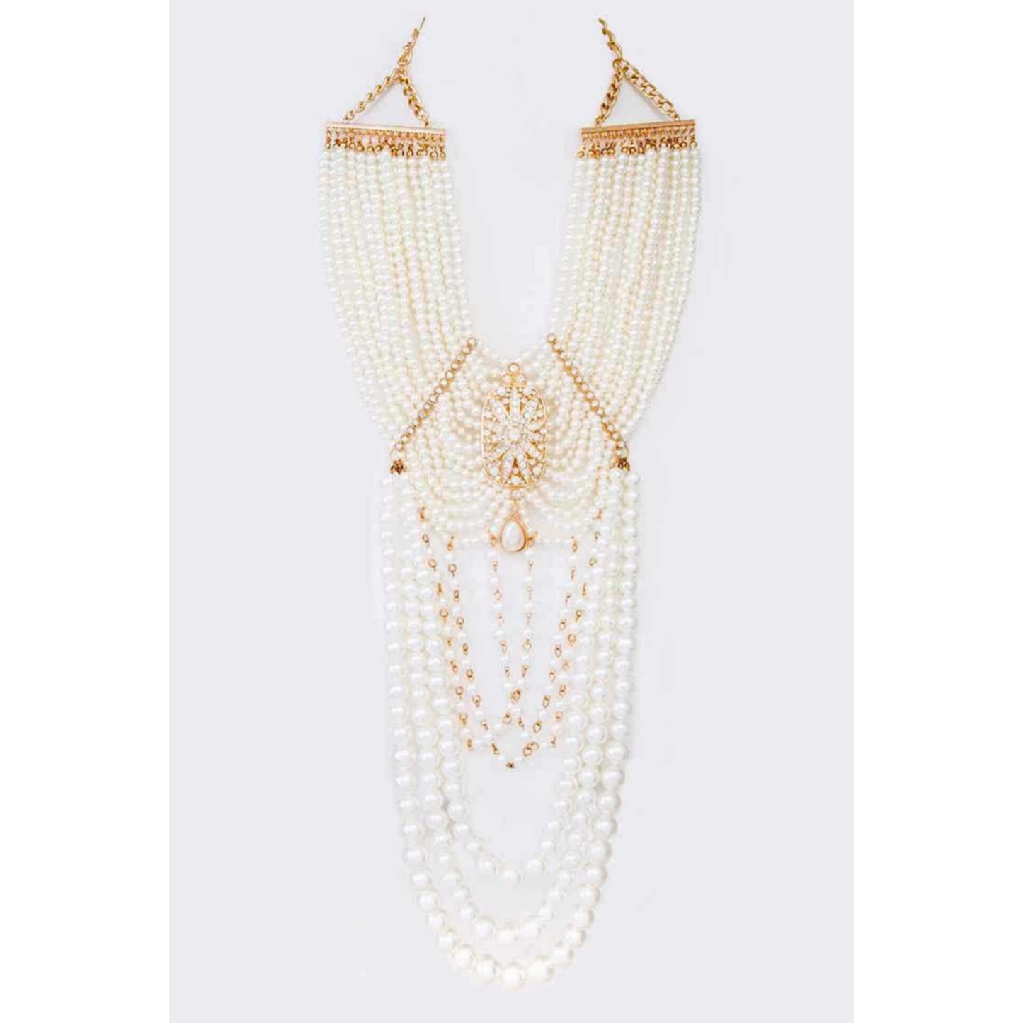 (RESTOCKED) Pearl Flair Statement Necklace