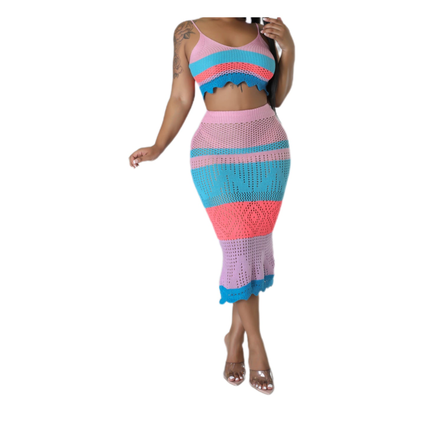 Trini Cover-Up Skirt Set