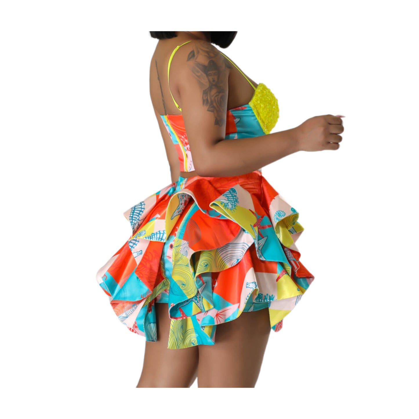 Caribbean Queen Skirt Set