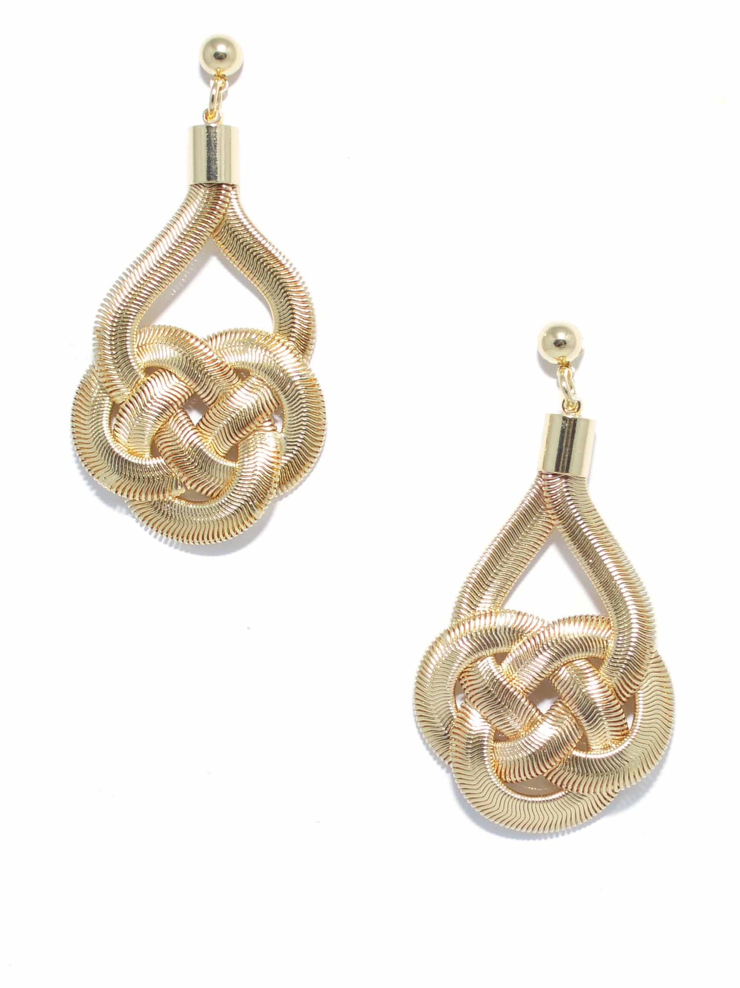 Knotted Drop Earrings