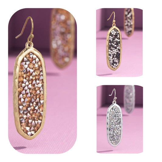 Druzy Glitter Drops