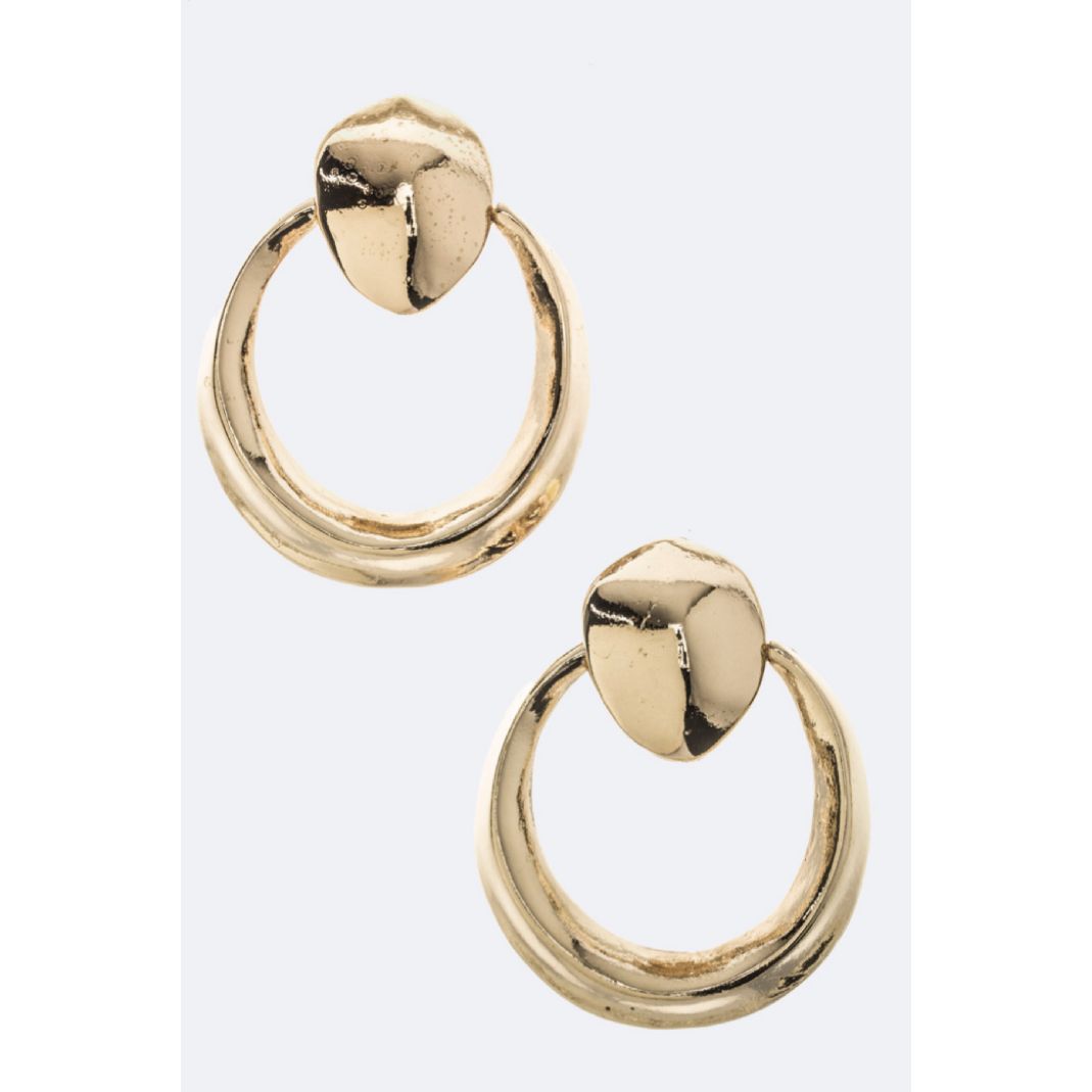 *Clip-On* Textured Hoops