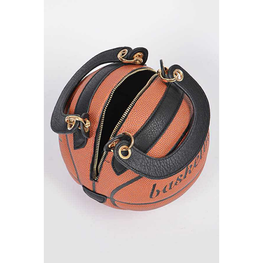 Classic Basketball Purse with Strap