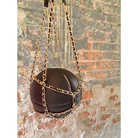 Basketball Purse with Chain Handles