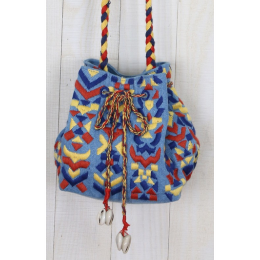 Take Me to Mexico Embroidered Bucket Bag