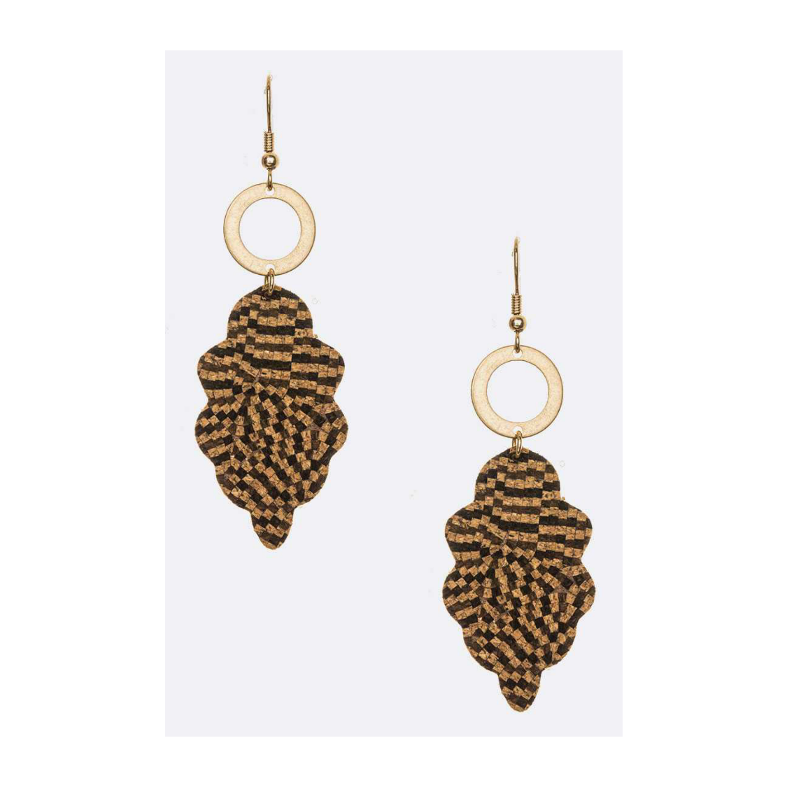 Cork Drop Earrings