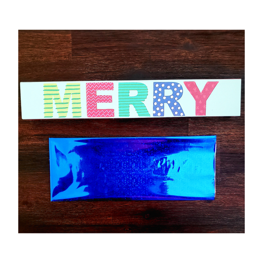 Holographic Tissue Paper - Blue