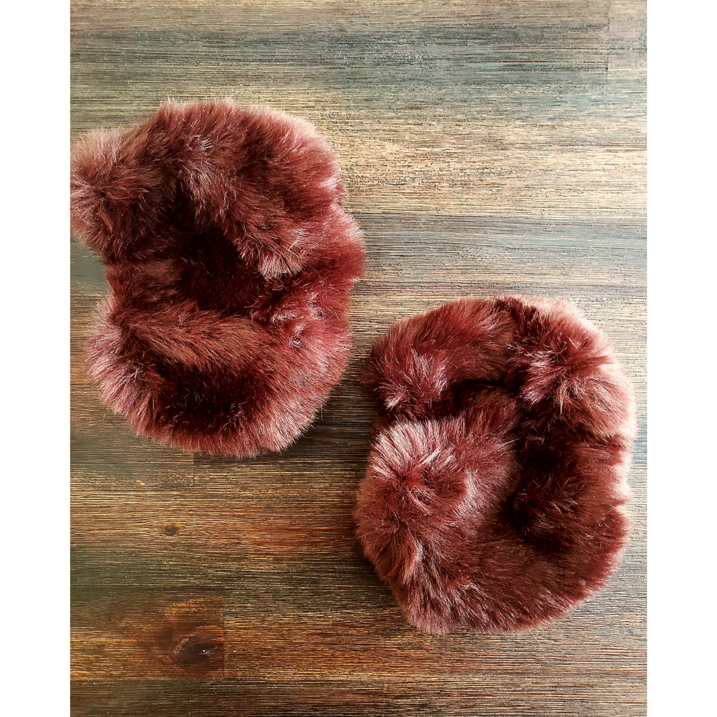 Faux Fur Boot Toppers - Chocolate