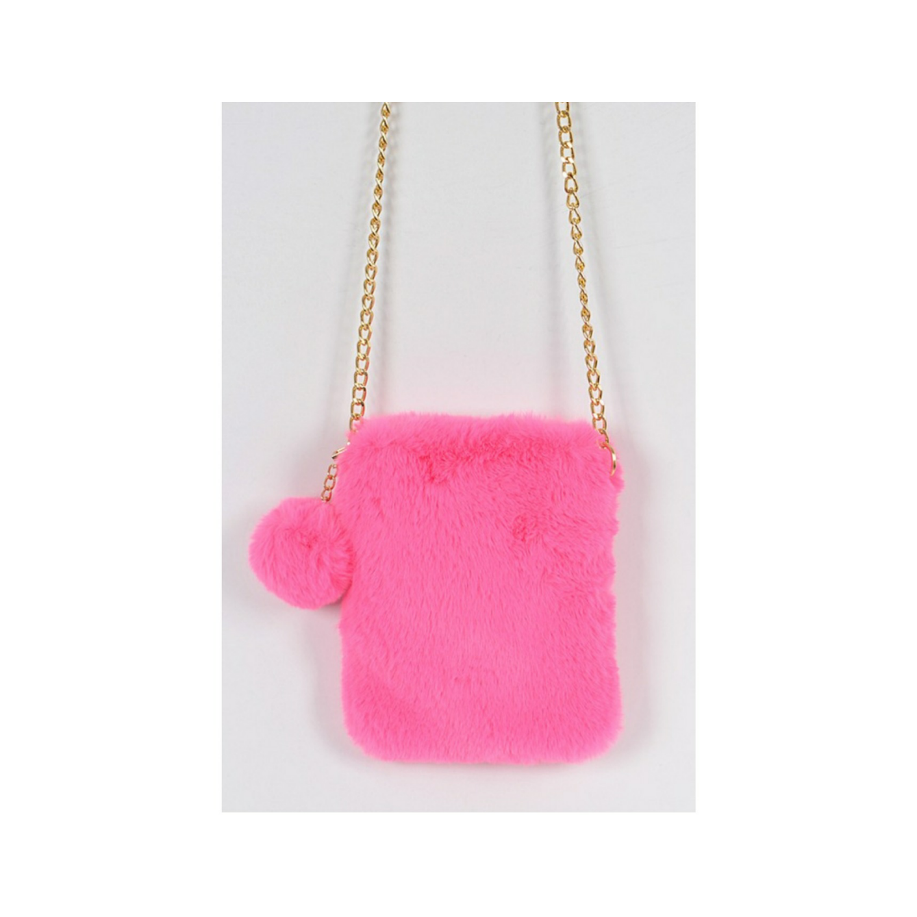 Faux Fur Pom Pom Crossbody (5 Options)