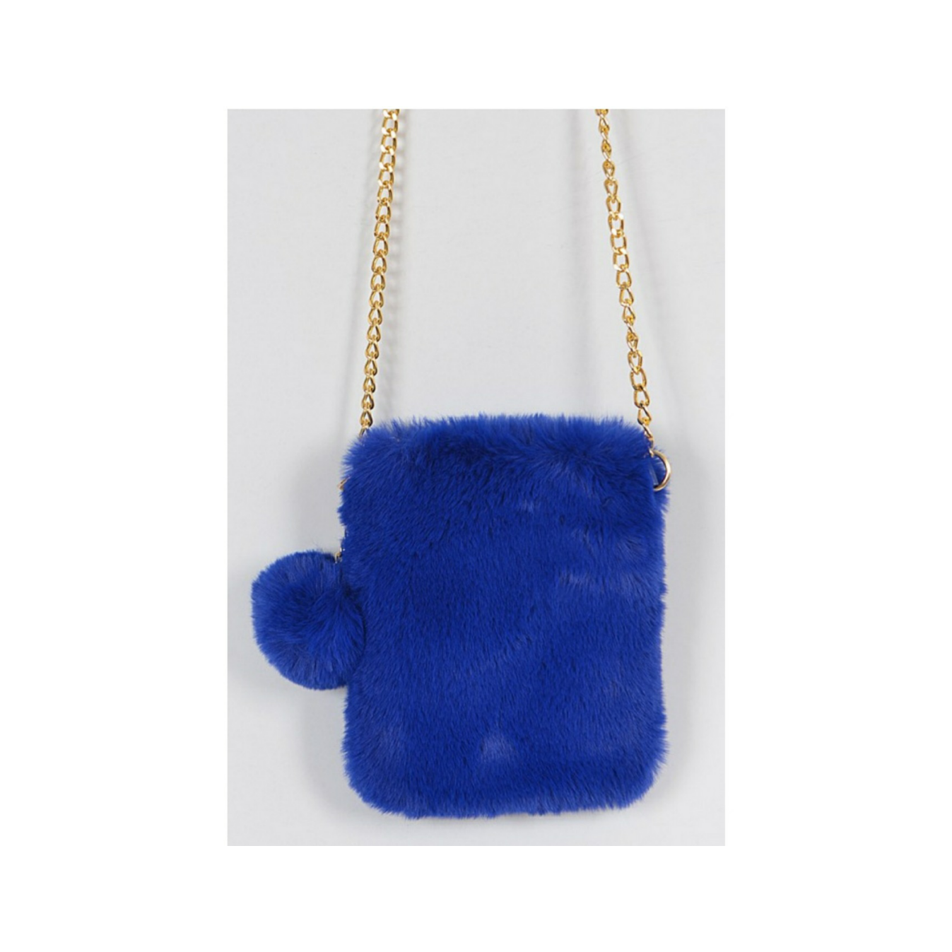 Faux Fur Pom Pom Crossbody (5 Options)