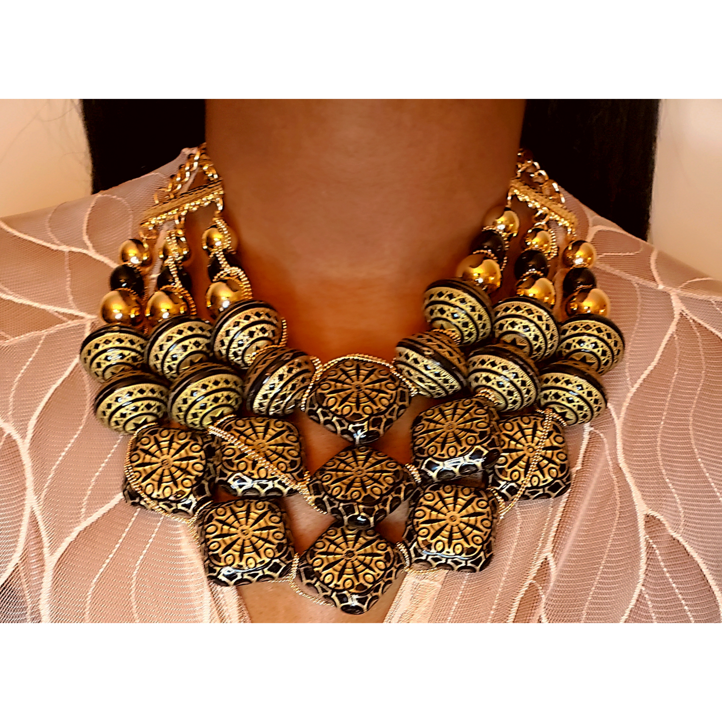Indian Flair Statement Necklace