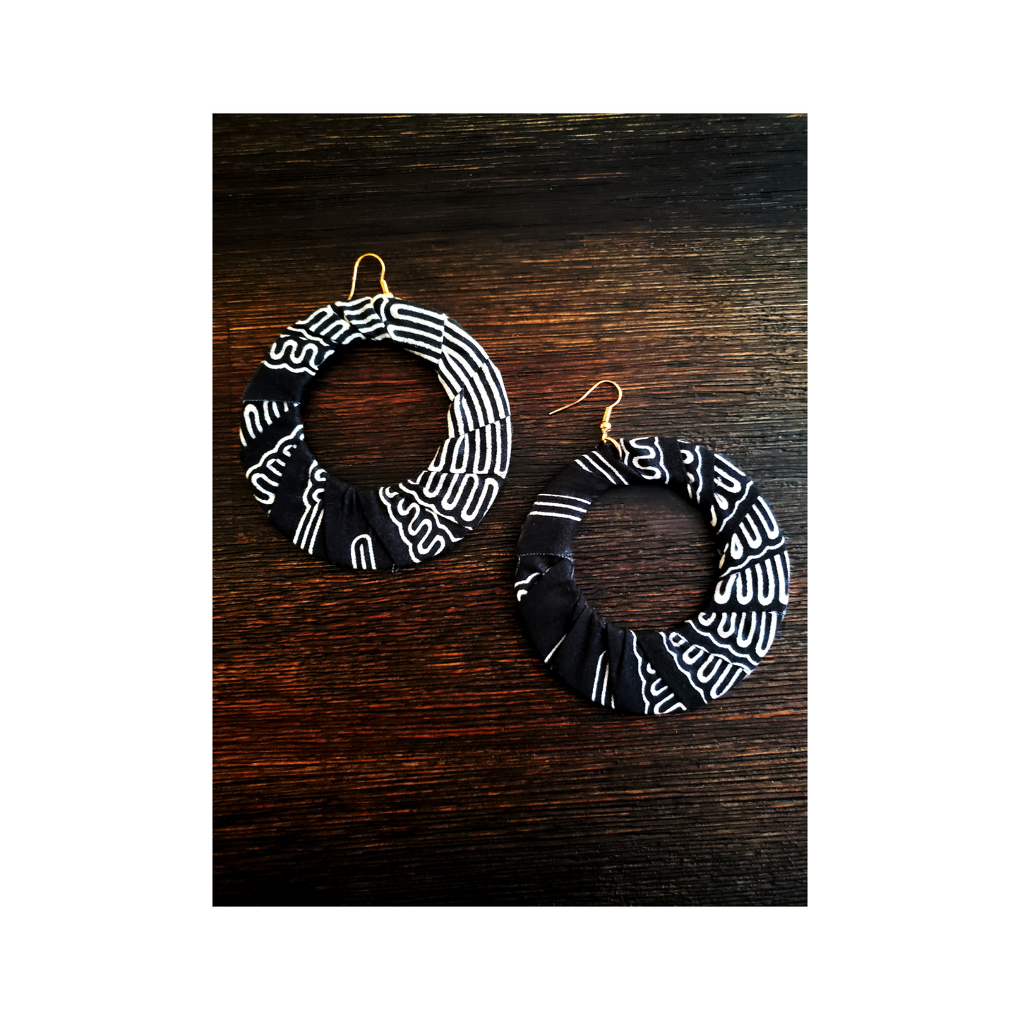 African Print Fabric Earrings - South Africa (NEW)