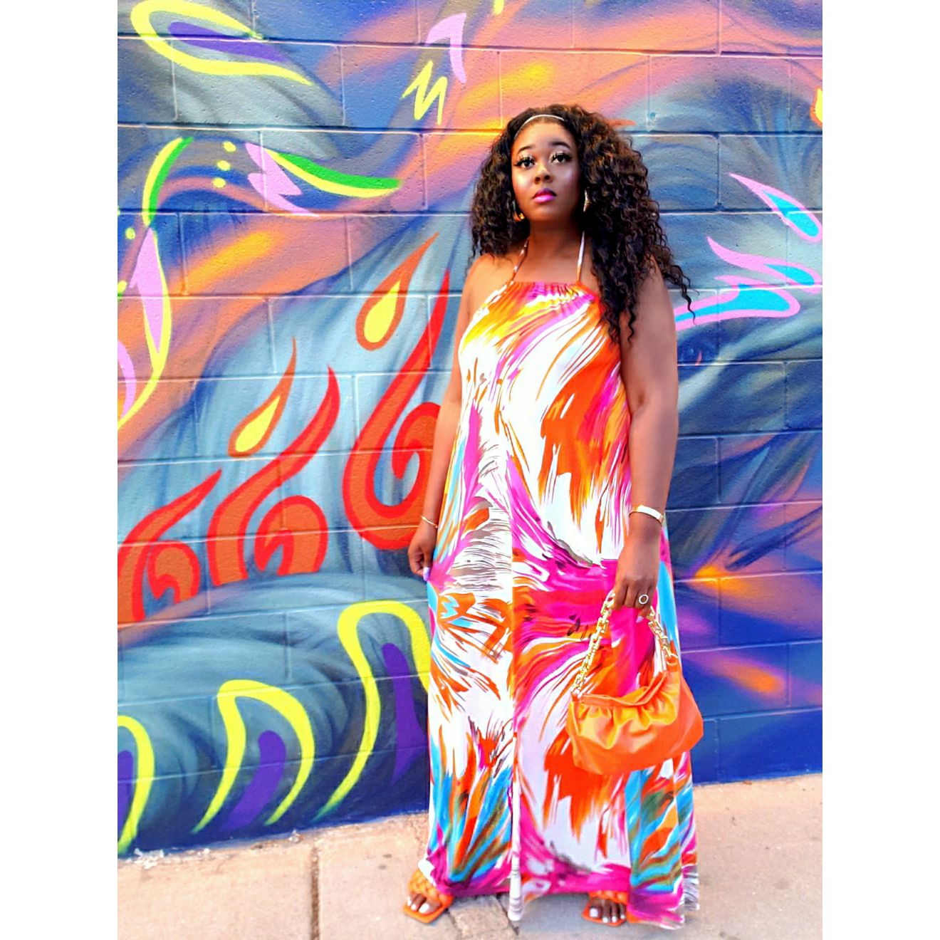 *Curvy* Out in Cancun Maxi Dress